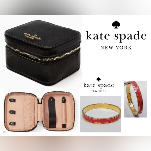 LOW START🔥♠️ KATE SPADE BUNDLE NEW JEWELRY BOX & EUC BRACELET - Picture 1 of 15